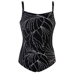 Abecita Meringue Smash Swimsuit. Klassisk baddräkt med fickor för protesinklägg. 

