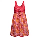 Abecita Caribbean Beach Dress. Söt klänning från Abecita. Vacker virkad överdel och snörning fram. Klänningen passar perfekt på stranden.

